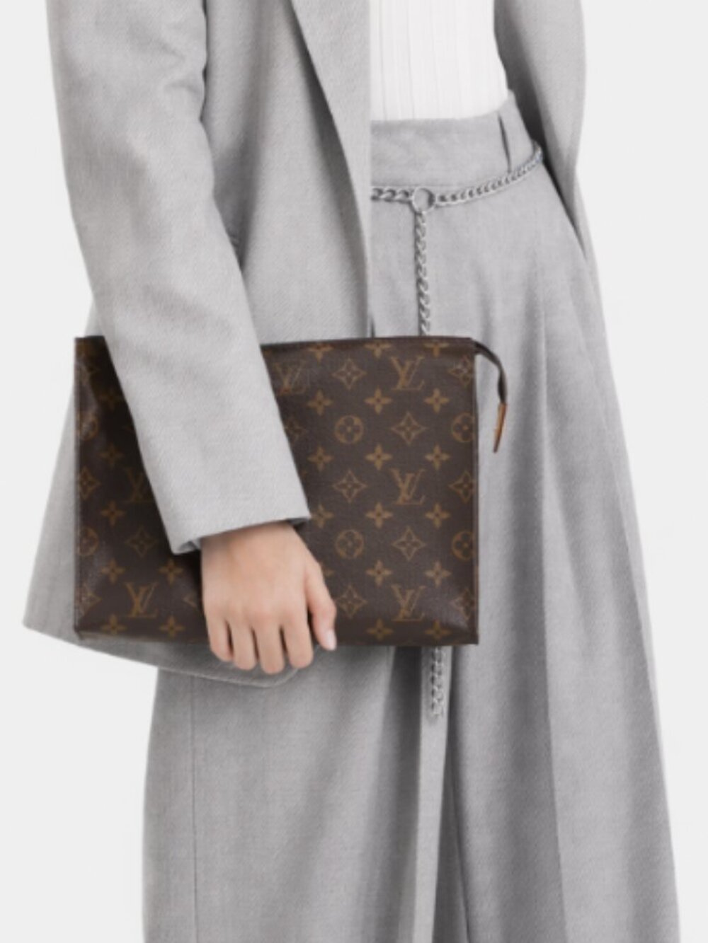 Louis Vuitton Toiletry Pouch 26 Monogram Crossbody Conversion Bag – No Strap